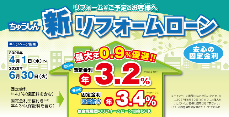 新リフォームローン