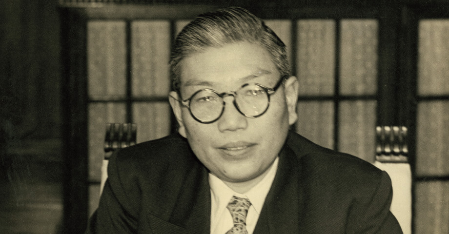 初代理事長（組合長） 廣川太郎氏