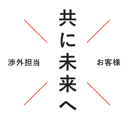 ともに未来へ 渉外担当×お客様